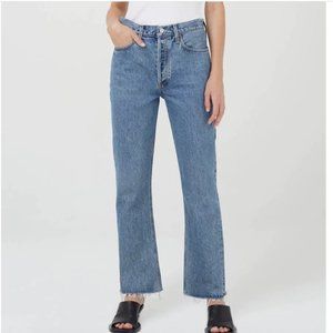 AGOLDE Relaxed Boot Mid-Rise Jeans Washed Denim Size 32